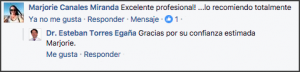 id1 - Print de pantalla de respuesta en redes sociales