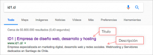 id1 - etiqueta titulo y descripcion para mejorar seo en pagina web